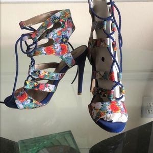 Flower Designed Heels